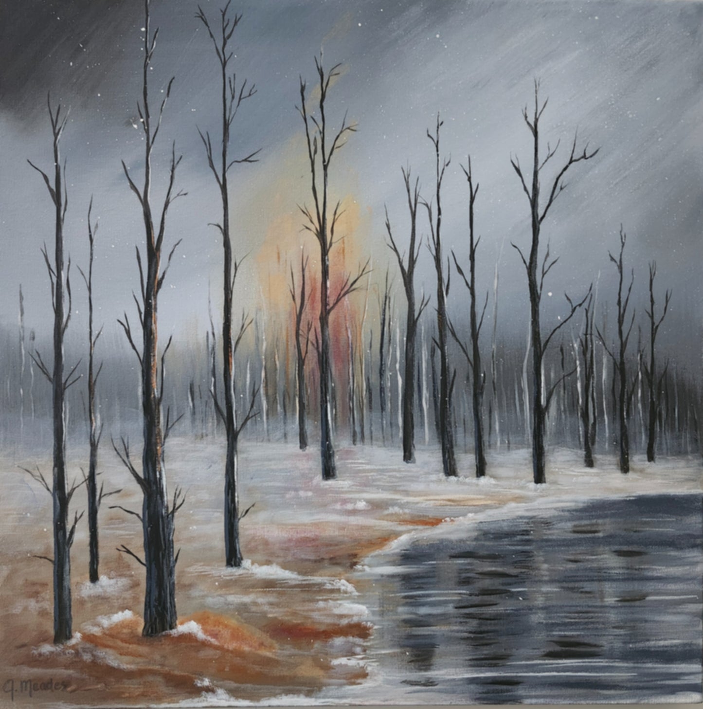 Winter Forest (24" x 24") image 0