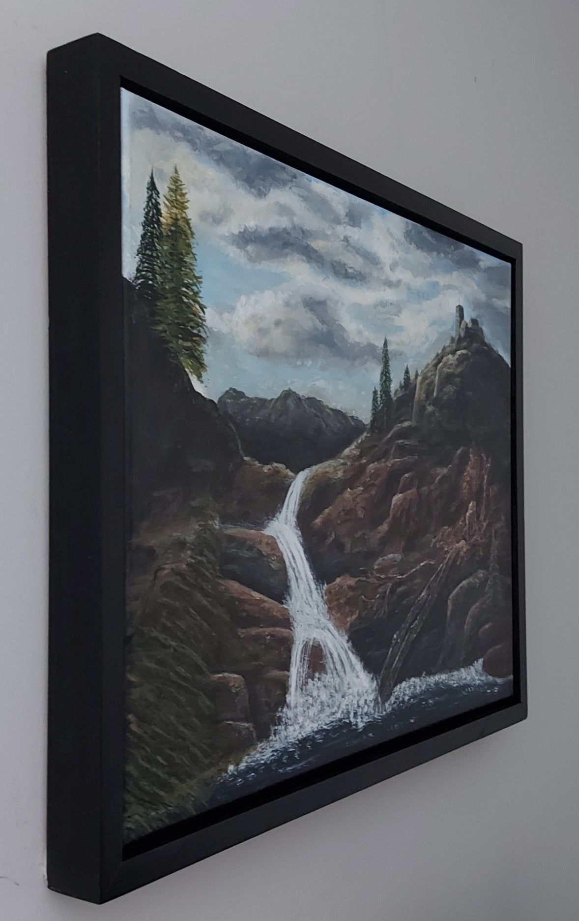 Castle on the Hill (18" x 24") Framed image 1