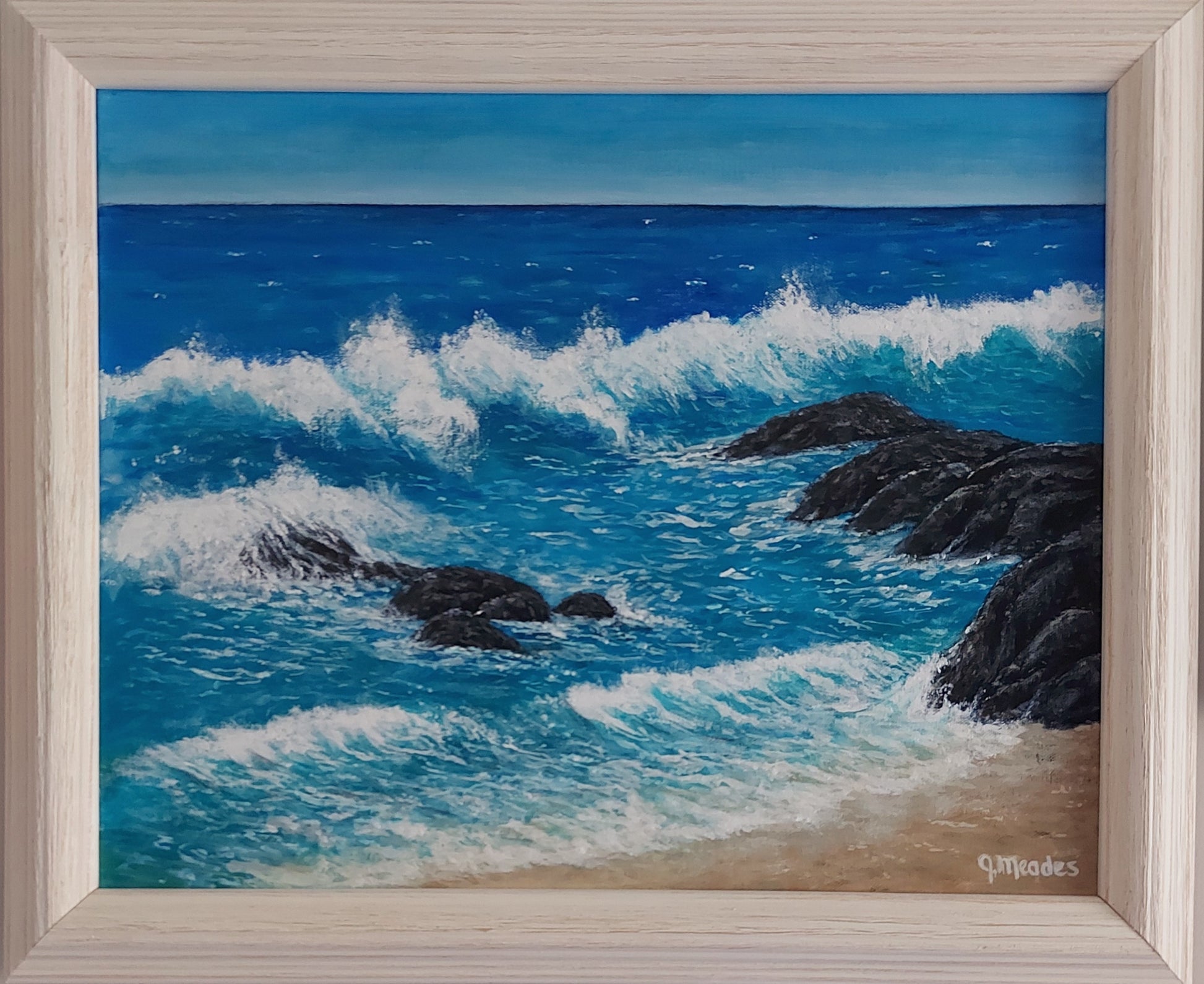 Seaside View (16" x 20") Framed image 0