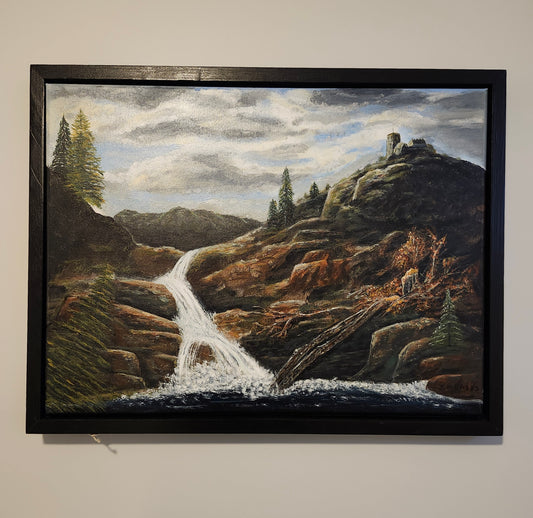 Castle on the Hill (18" x 24") Framed