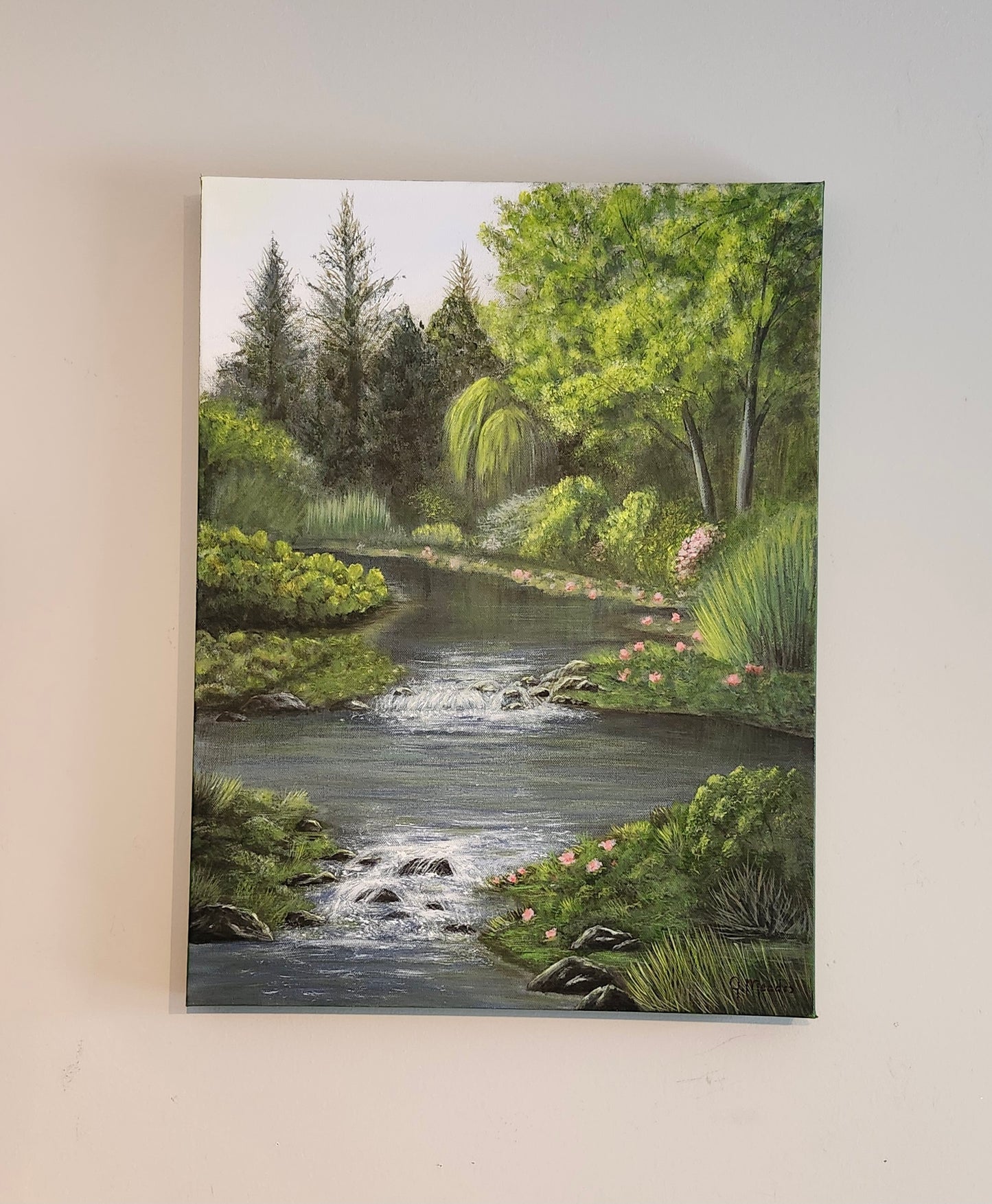Secluded Stream (18" x 24")